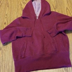 Aerie burgundy hoodie